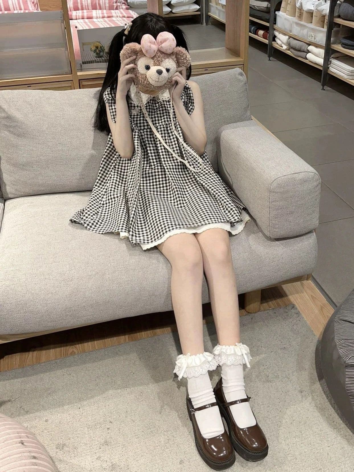 프랑스식 고급 센스 망사 패치워크 조끼 원피스 여름 빛 럭셔리 품격 생일 퍼프 미니 스커트 예복 치마 여성 상세 이미지 10