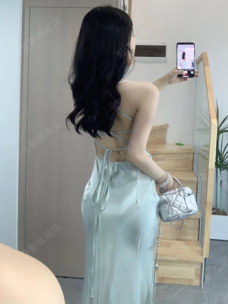 섹시함 로얄 자매 바람 여성 의류 2026 여름 고급 센스 허리 수축 프랑스식 착용 가져 가라. 타이트 스커트 길다 치마 상세 이미지 3