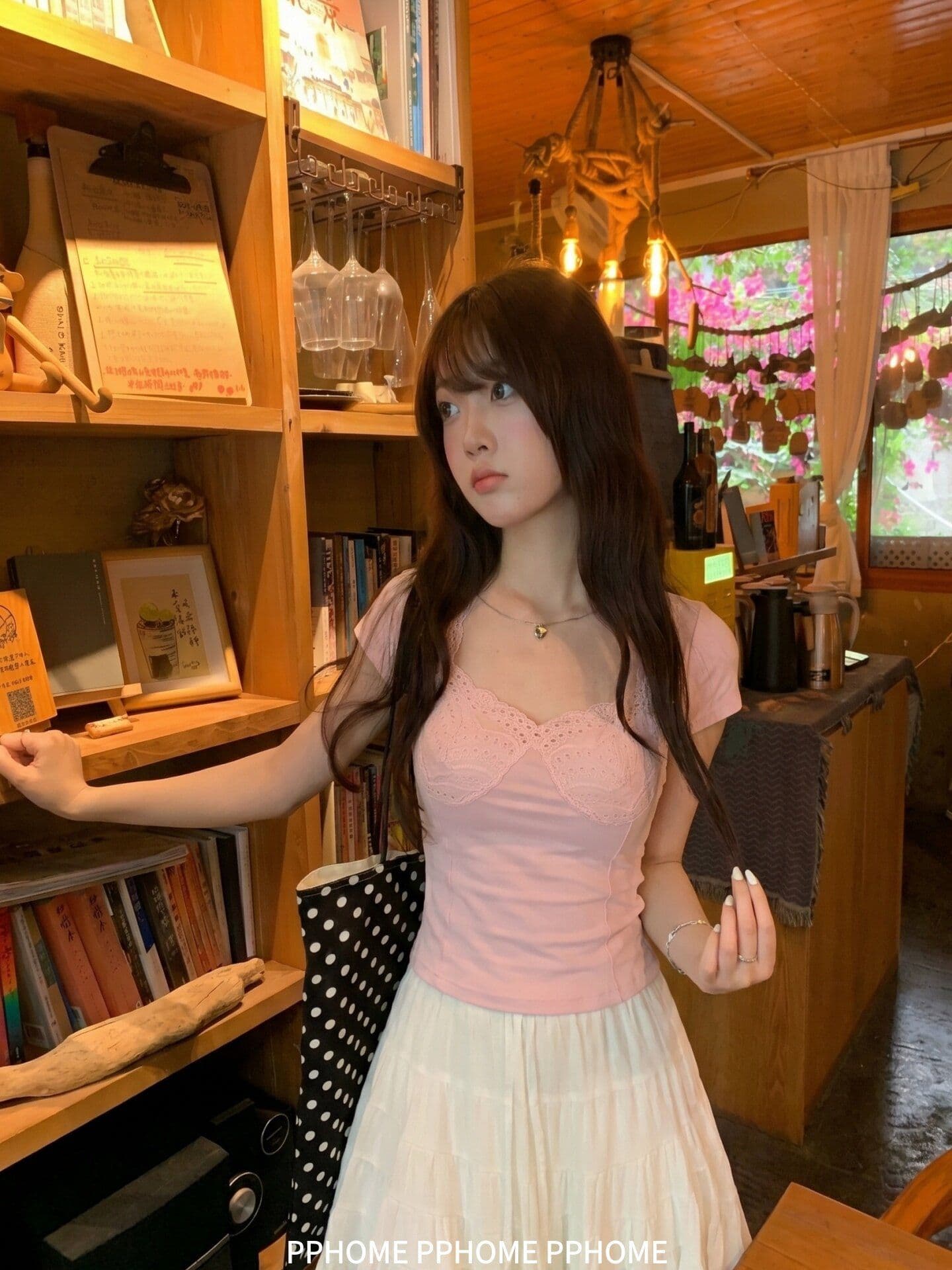 210 그램 좋은 면 레이스 조각 디자인 핫걸 섹시함 허리 수축 슬림해 보이는 반팔 티셔츠 여성 여름 쇼트 스타일 작은 맨위 상세 이미지 9