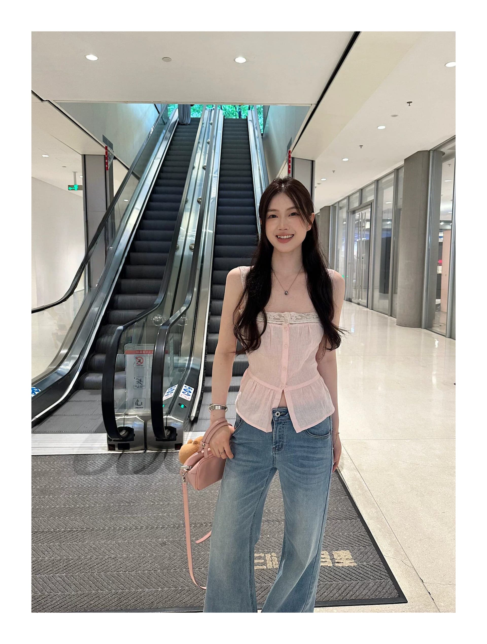 여름 새로운 패치워크 허리 수축 달콤함 작은 조끼 한 부서 작은 대중 레이스 레이스 슬립 민소매 면 린넨 맨위 여성 상세 이미지 4