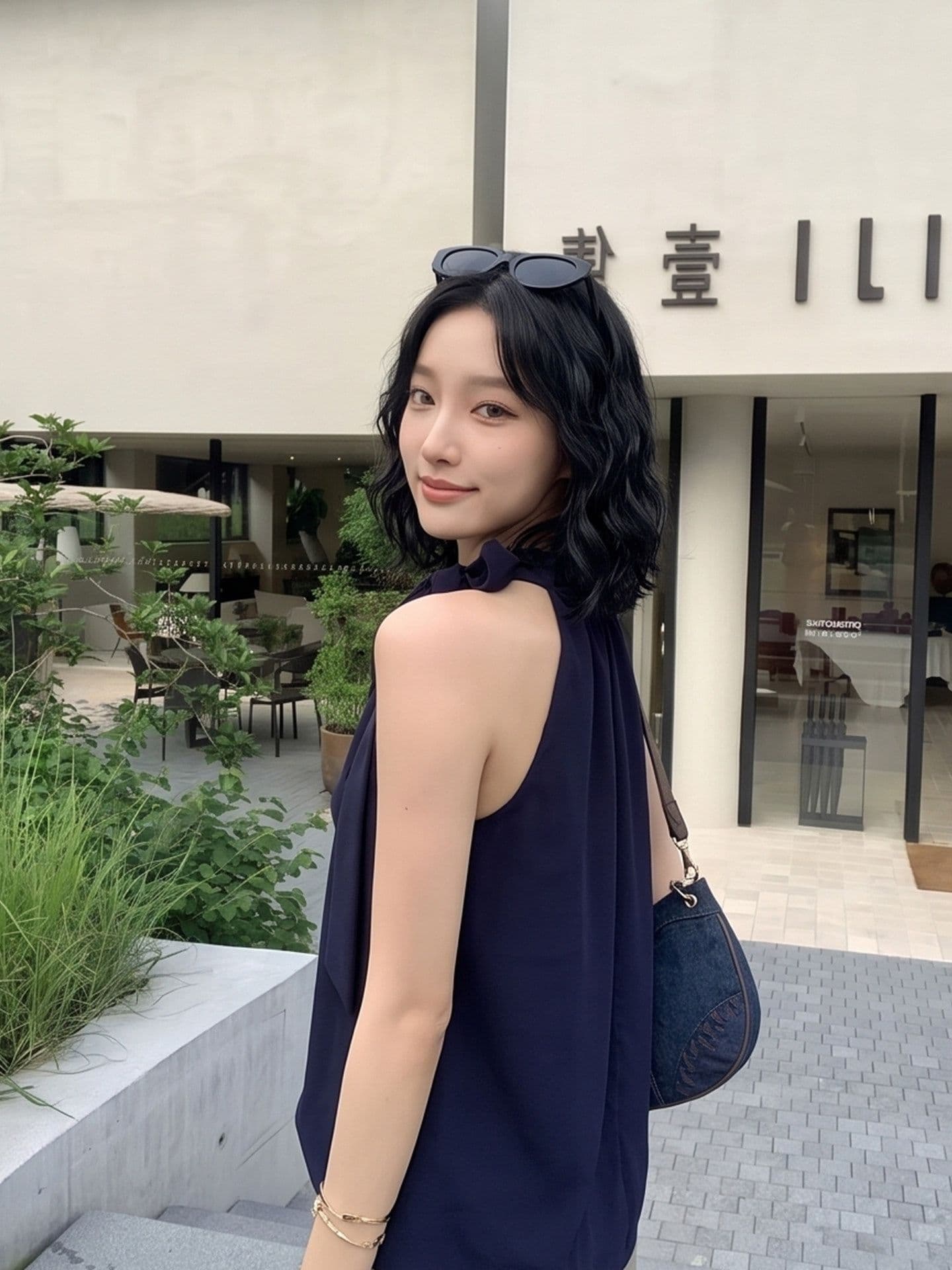 여름 새로운 캐미솔 외출용 핫걸 착용 가져 가라. 품격 자이언트 잘 생긴 ~ 중 아니요 명중 섹션 민소매 행침 목 맨위 상세 이미지 3