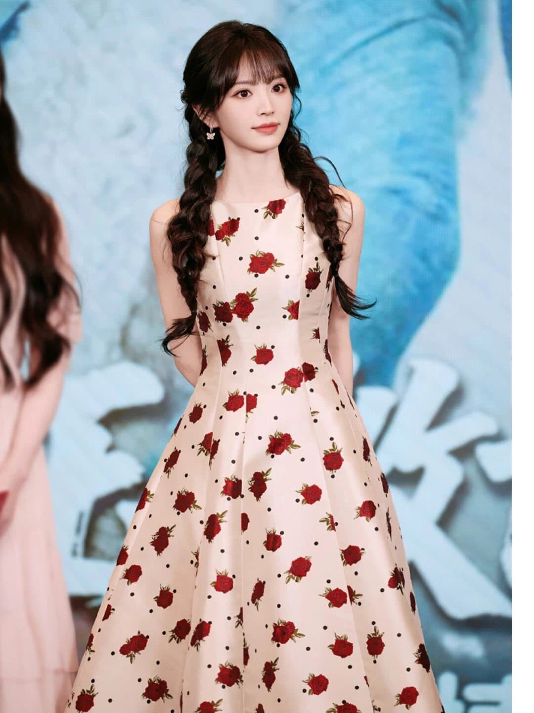 필드 크 사이 웨이 스타 같은 단락 2026 프랑스식 레트로 장미 여성 드레스 품격 슬림해 보이는 민소매 조끼 롱 스커트 여름 상세 이미지 10