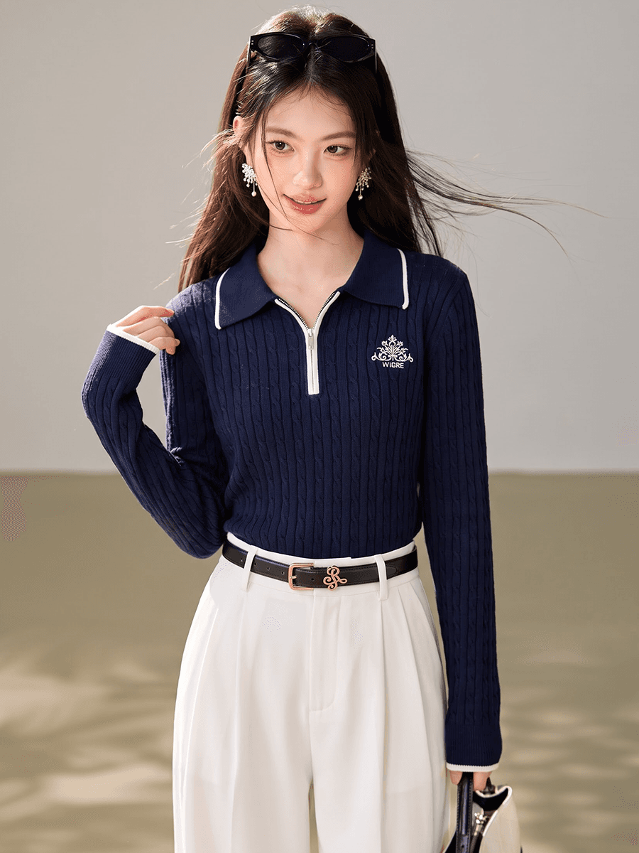 실사 2026 이른 가을 새로운 수채화 물감 라운드 넥 니트 오픈 가디건 부드러운 느긋한 품격 고급 센스 스웨터 이미지 2
