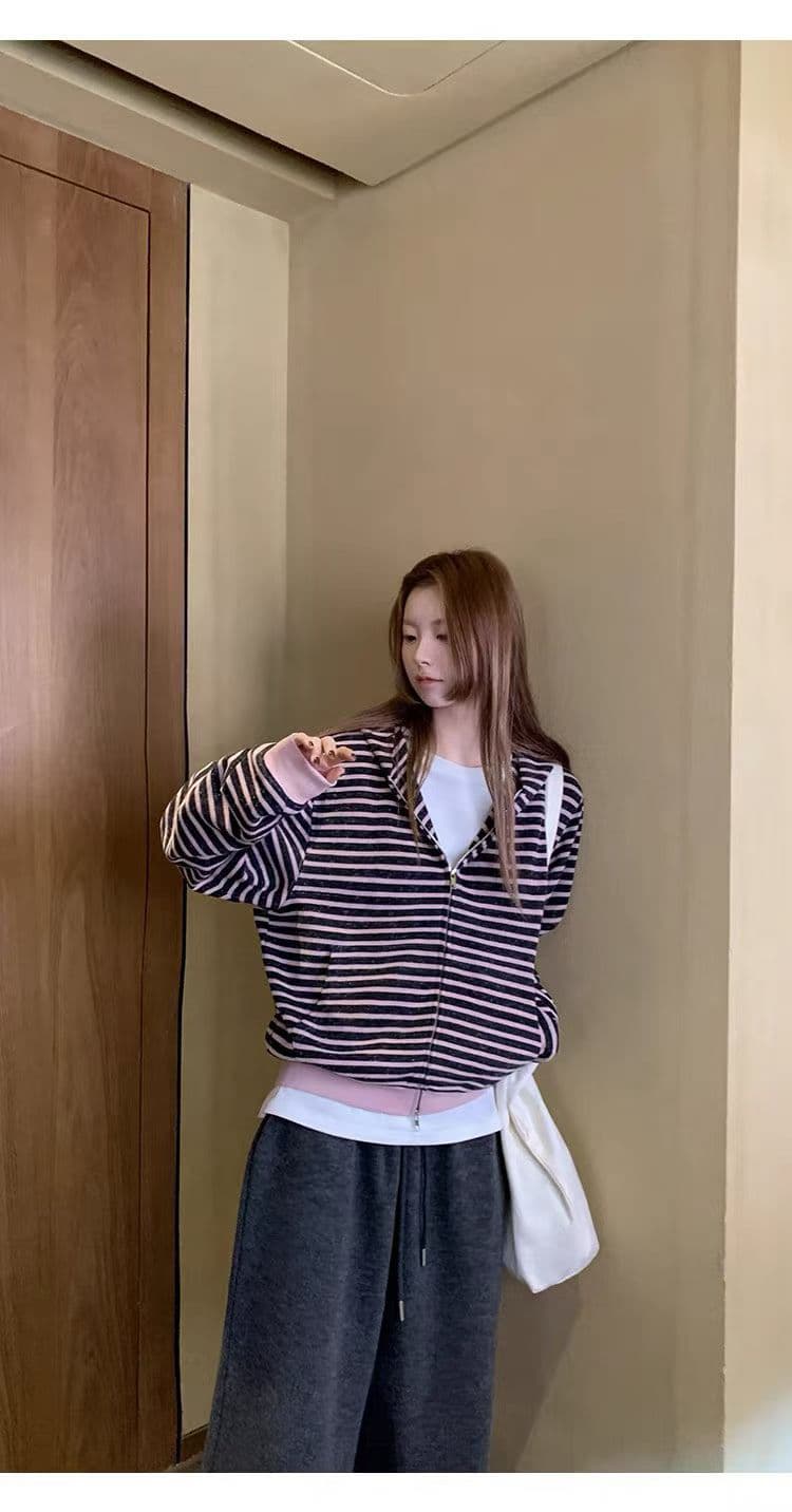 알파벳 자수 라운드 넥 풀오버 스웨터 여자 겨울 인사이드 가져 가라. 수 있습니다. 외출용 와이드 부드러운 찹쌀 니트 맨위 상세 이미지 5