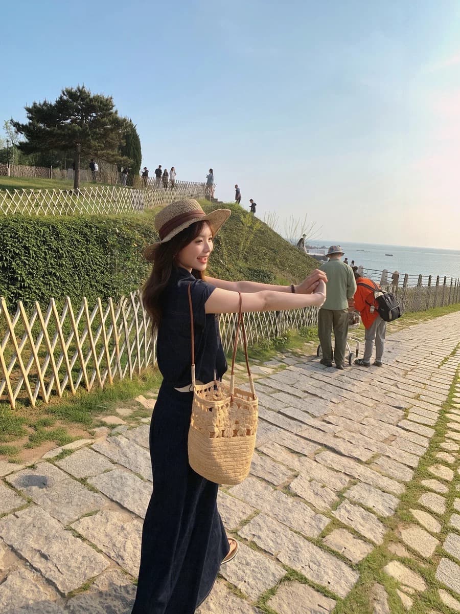케이크를 잘라 직접 만든 작은 아이들 여름 셔츠 반 스커트 착용 가져 가라. 에이즈 환자 여성 세트 새로운 고유 한 아름다운 데님 세트 상세 이미지 5
