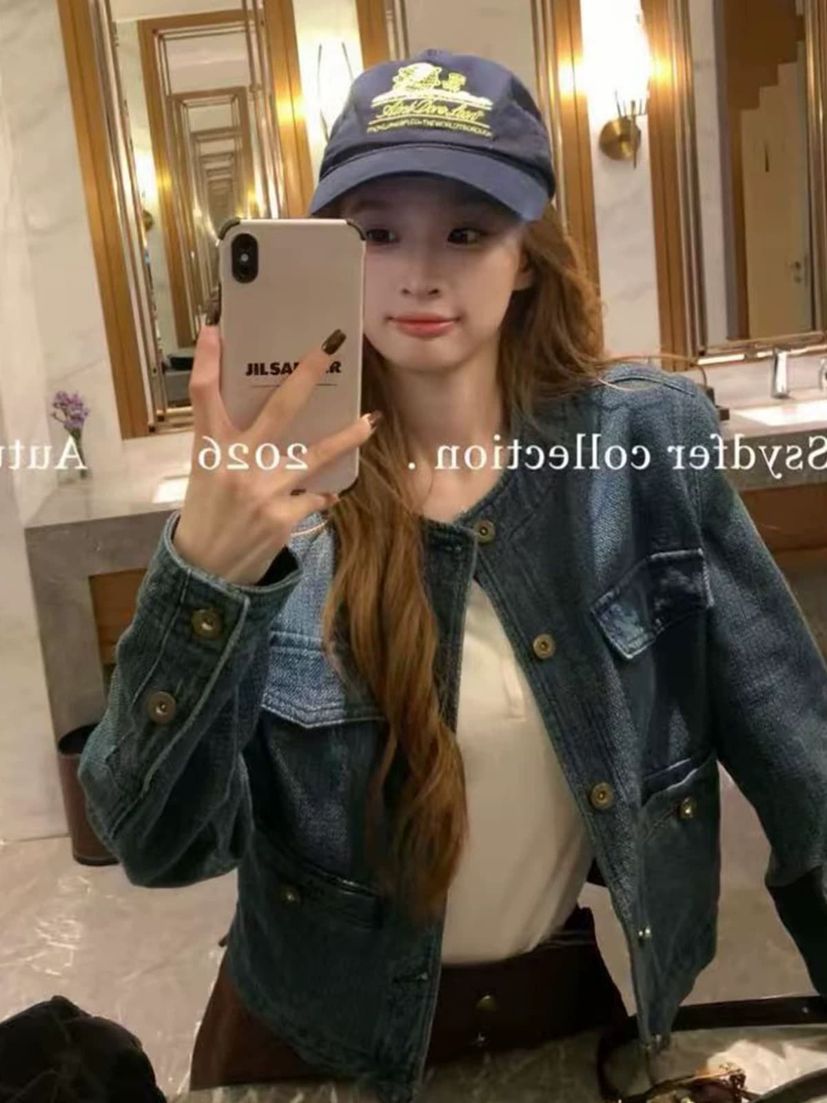 ssydfer 시 드니 로밍 레트로 워싱 재킷 루즈핏 프로필 모양 품격 패션 다용도 작은 대중 맨위 상세 이미지 5