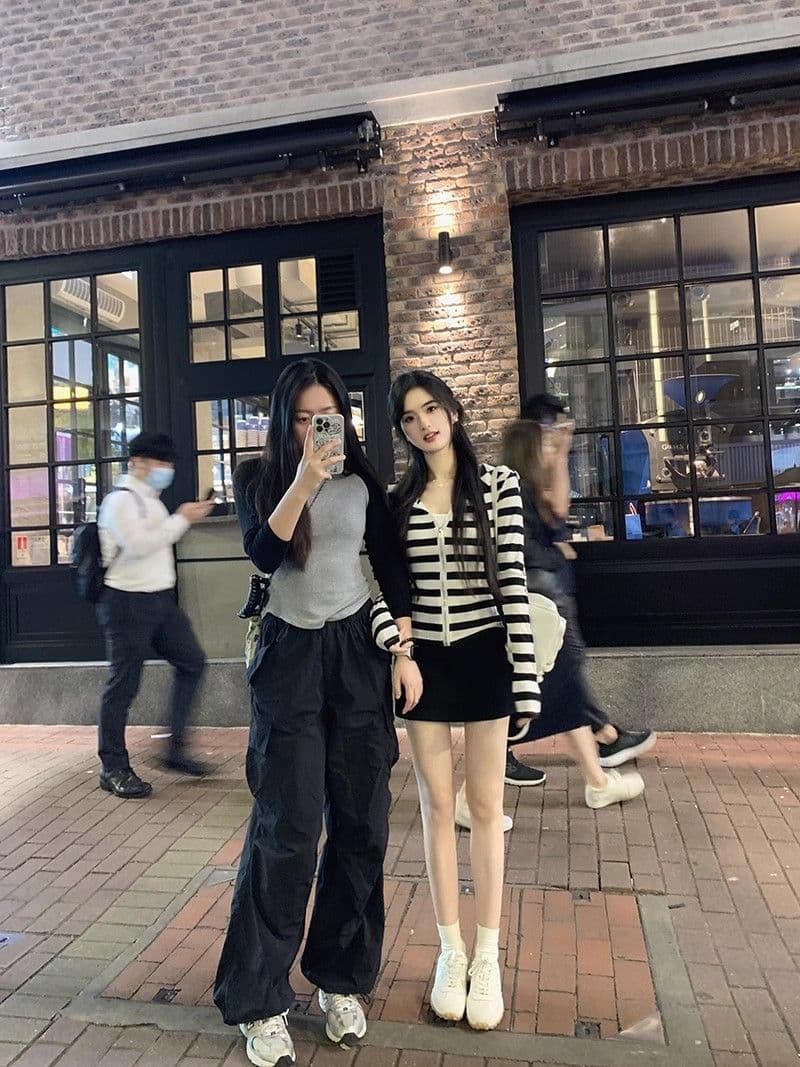 2026 년 가을 새로운 한 여성 스트라이프 후드 자외선 차단 오픈 가디건 맨위 여성 작은 키 상세 이미지 32