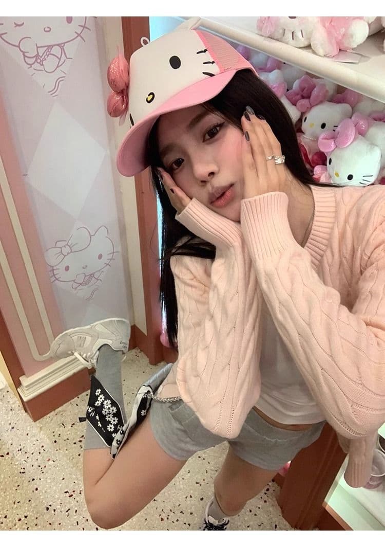 2026 년 새로운 고급 센스 작은 대중 오픈 가디건 슬림해 보이는 몸매 가꾸기 맨위 가을 패션 미니멀리즘 꽈배기 털 니트 스웨터 이미지 4
