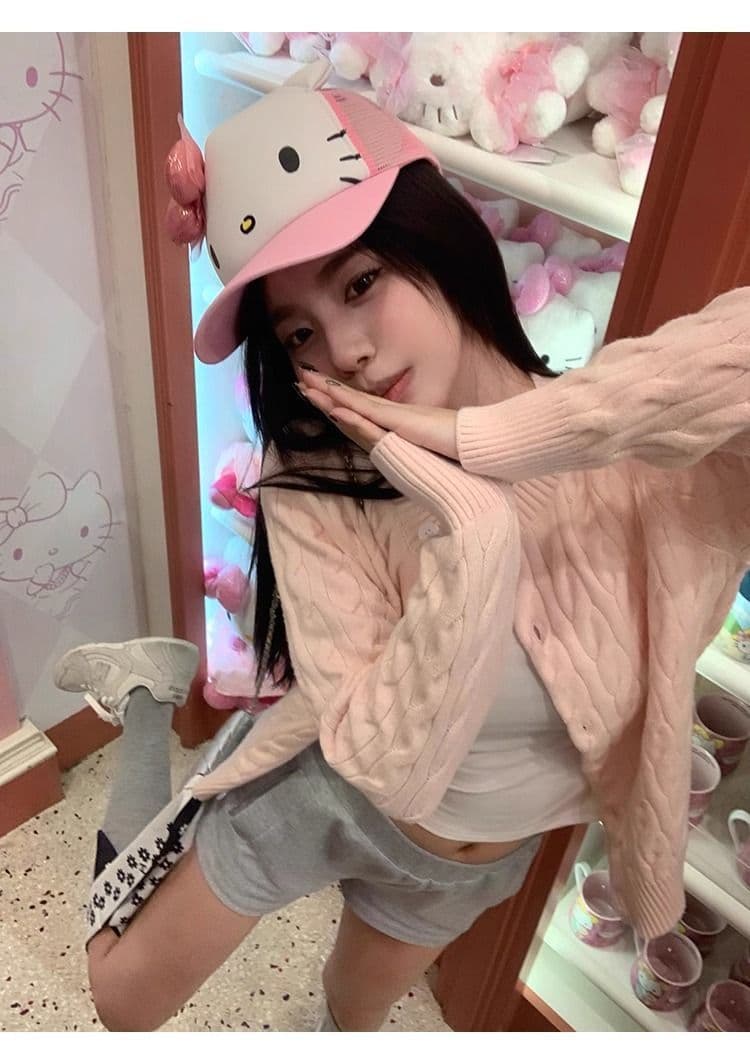 2026 년 새로운 고급 센스 작은 대중 오픈 가디건 슬림해 보이는 몸매 가꾸기 맨위 가을 패션 미니멀리즘 꽈배기 털 니트 스웨터 상세 이미지 18