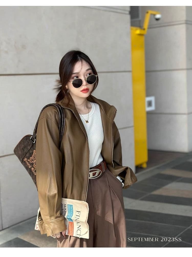 화이트 기본 셔츠 여성 가을 2025 새로운 가을 겨울 라운드 넥 니트 스웨터 긴팔 고급 센스 인사이드 가져 가라. 검정색 스웨터 상세 이미지 22