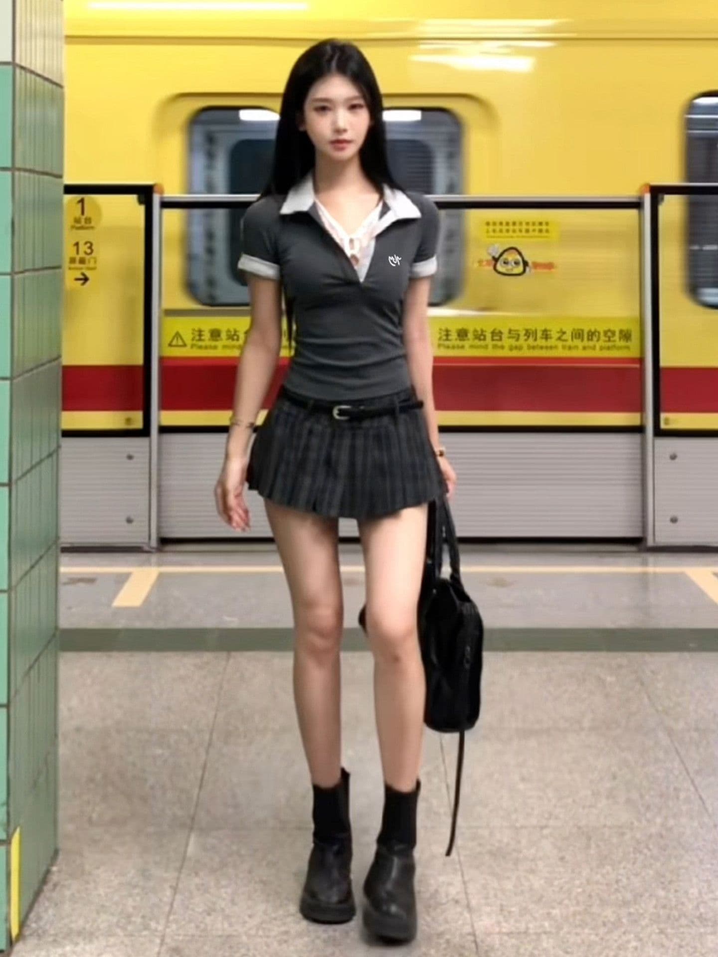 자이언트 잘 생긴 ~ 중 여름 세트 작은 키 아메리칸 핫걸 레이스 조각 V넥 티셔츠 맨위 플리츠 스커트 투피스 세트