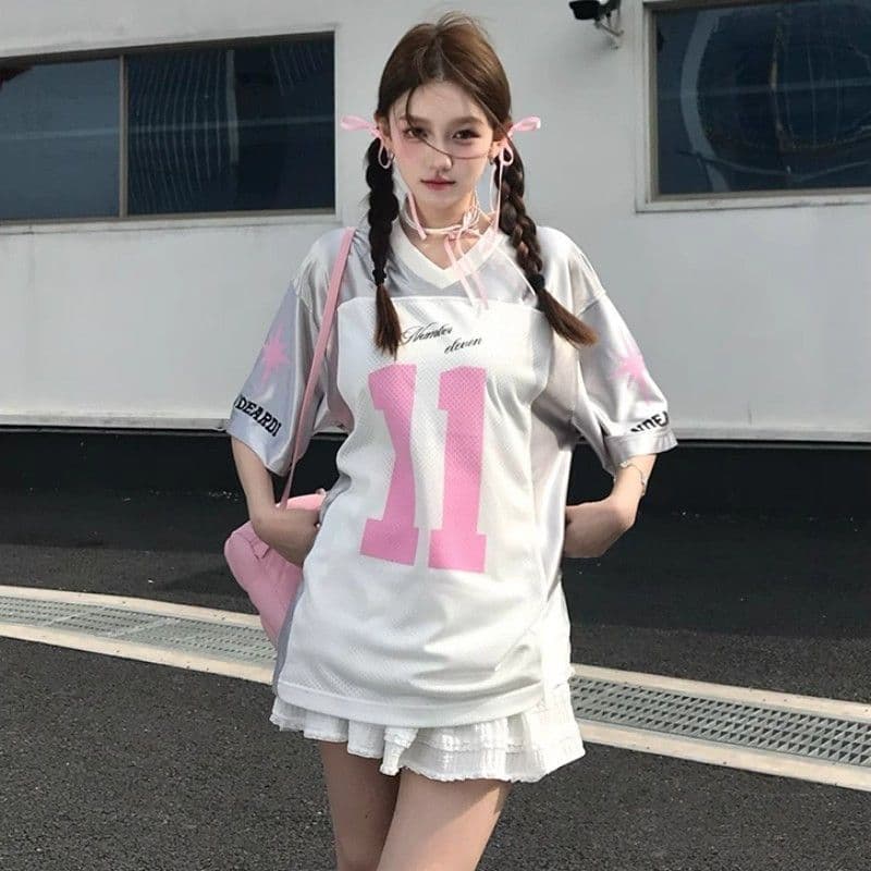 원본 솜씨 이후 패키지 칼라 광저우 원단 반팔 티셔츠 여성