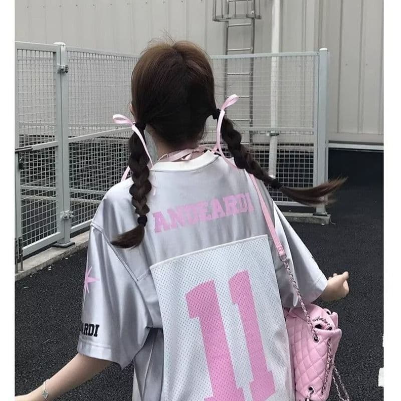 원본 솜씨 이후 패키지 칼라 광저우 원단 반팔 티셔츠 여성 상세 이미지 6