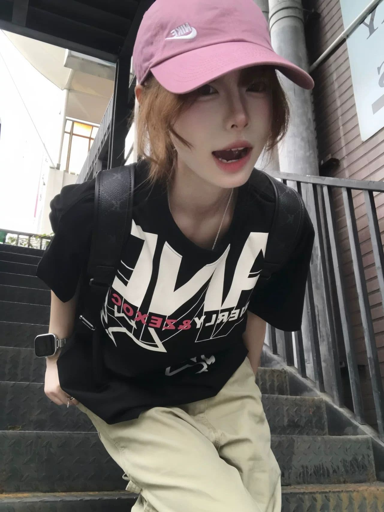 순면 220 그램 반팔 티셔츠 여성 이미지 4