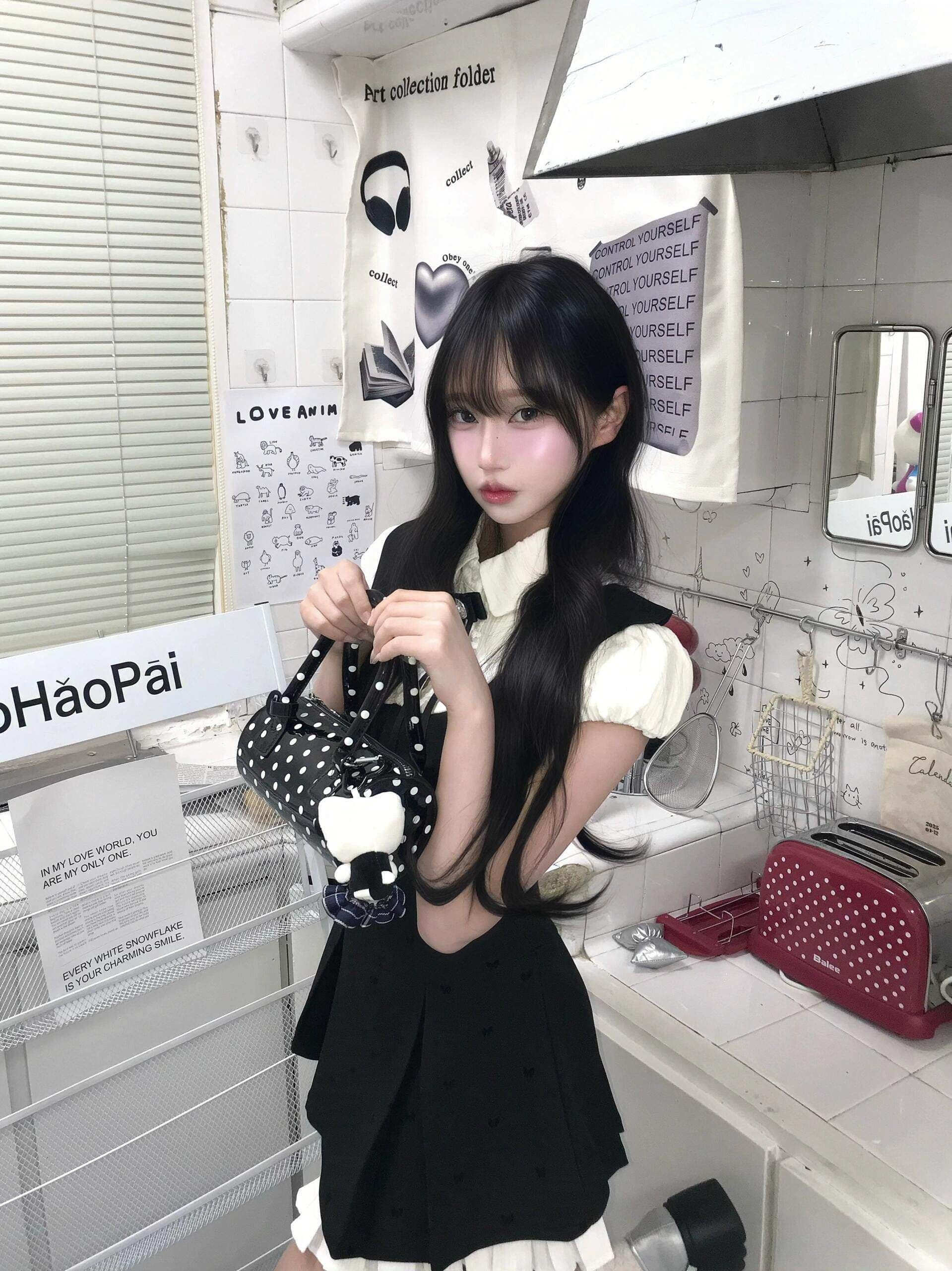 여름 자이언트 잘 생긴 ~ 중 꼬집기 허리 페이크 레이어드 학원 스타일 여성 드레스 여름 작은 키 천 골드 miu 부서 작은 검은 드레스 상세 이미지 5