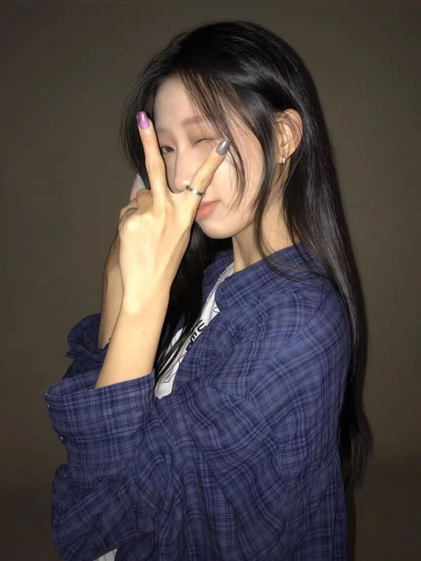 파란색 격자 무늬 셔츠 여성 코트 2026 봄 여름 새로운 프랑스식 레트로 느긋한 바람 긴팔 외출용 셔츠 맨위 상세 이미지 5