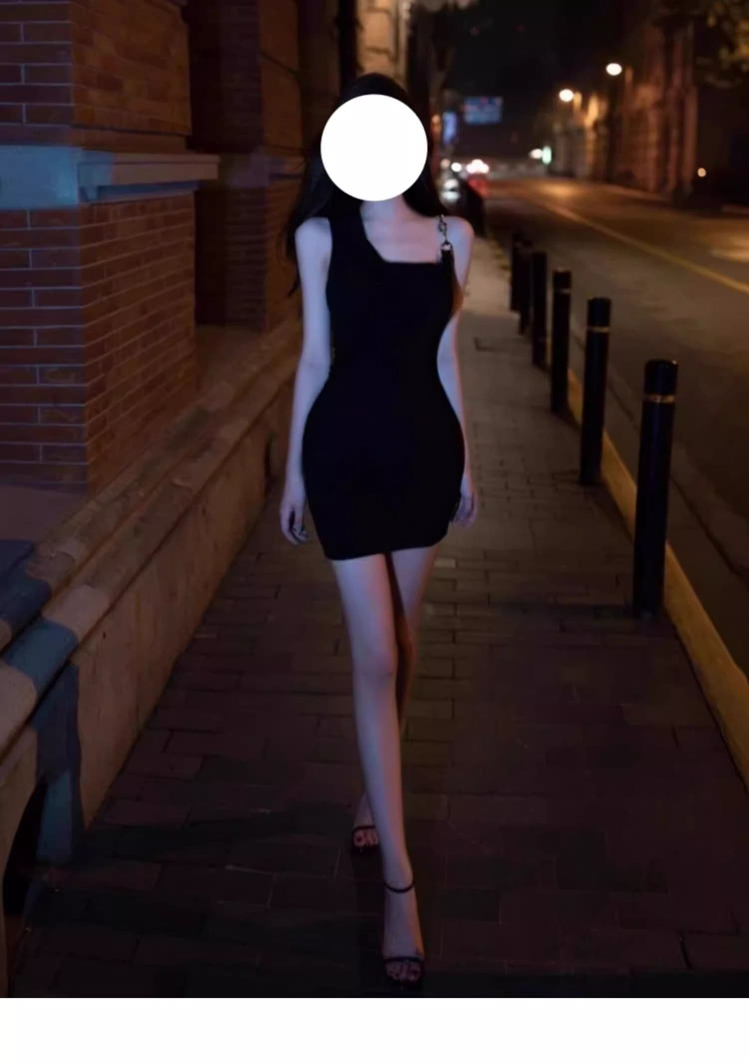 검정색 슬립 여성 드레스 디자인 센스 작은 대중 2026 년 새로운 나이트 클럽 바람 핫걸 섹시함 쇼트 스타일 타이트 스커트 상세 이미지 6