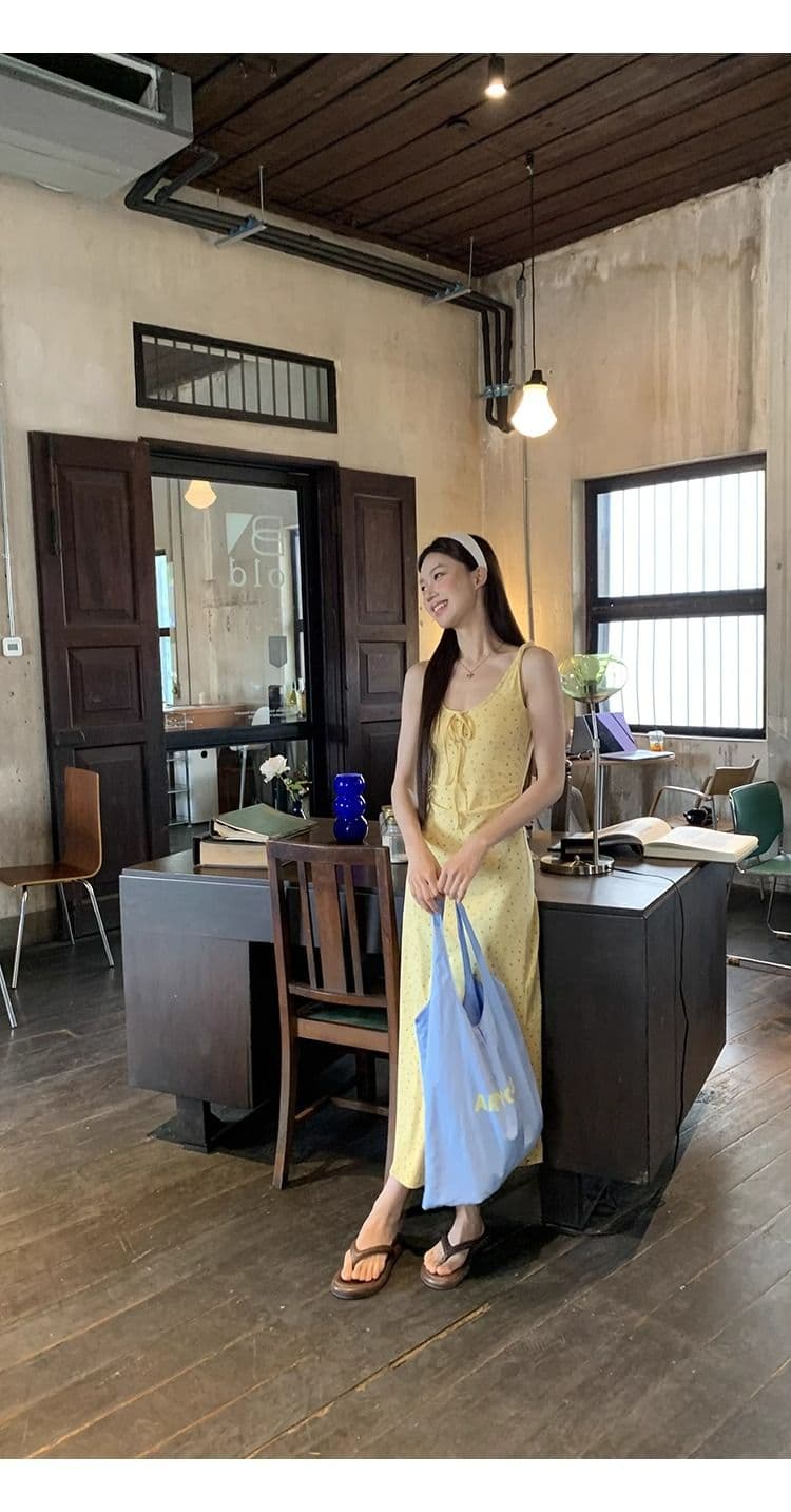 슬립 여성 드레스 여름 2026 슈퍼 화재 새로운 프랑스식 허리 수축 꽃무늬 롱 스커트 고급 센스 치마 상세 이미지 13