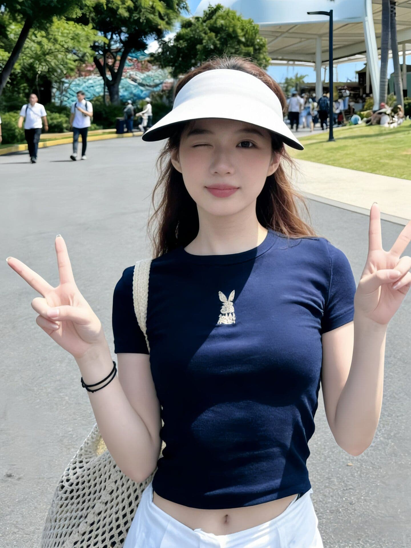 아메리칸 튀김 거리 스포츠 슈트 여성 여름 루즈핏 한국 스타일 패션 핫걸 반팔 와이드 레그 팬츠 캐주얼 투피스 세트 트렌디 상세 이미지 4