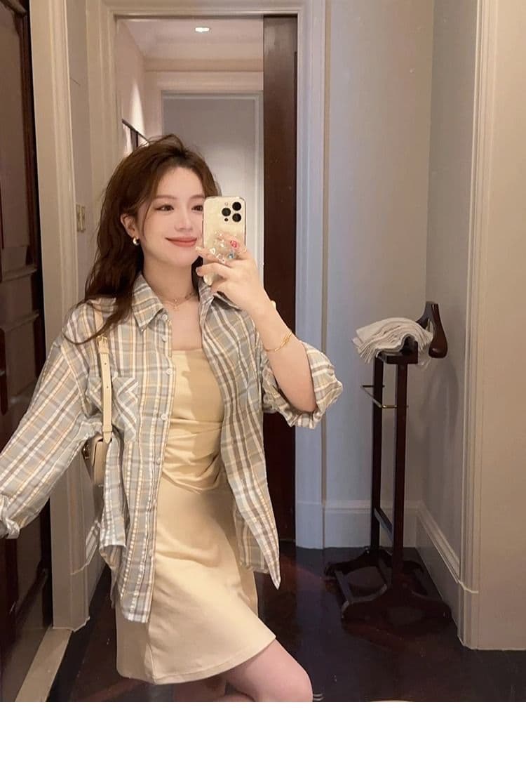 2026 핫걸 착용 가져 가라. 순수한 욕망 디스플레이 비율 슬립 여성 드레스 여름 여성 의류 치마 몸매 가꾸기 슬림해 보이는 타이트 스커트 상세 이미지 16