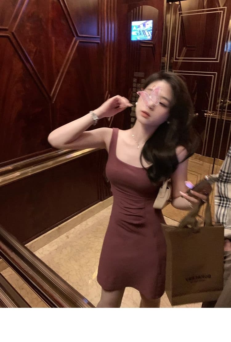 2026 핫걸 착용 가져 가라. 순수한 욕망 디스플레이 비율 슬립 여성 드레스 여름 여성 의류 치마 몸매 가꾸기 슬림해 보이는 타이트 스커트 상세 이미지 44