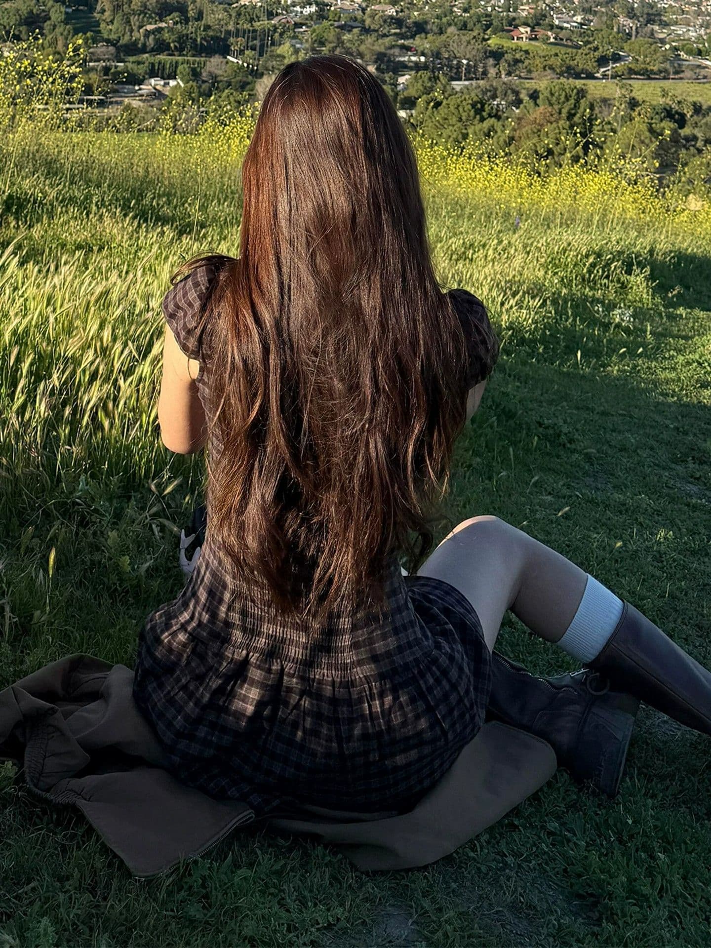 프랑스식 학원 스타일 체크무늬 여성 드레스 여름 베이비 칼라 허리 수축 미니 스커트 작은 키 품격 상세 이미지 4