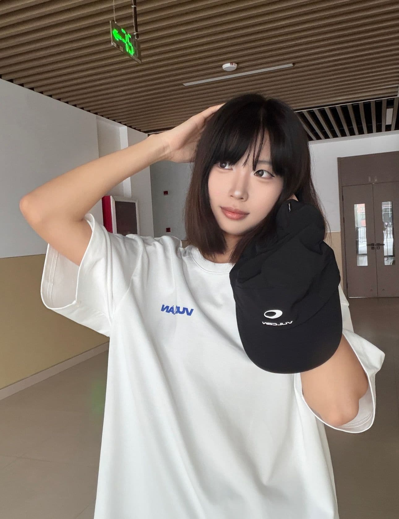 순면 220 그램 빗질하다 닫기 반팔 티셔츠 여성 이미지 3