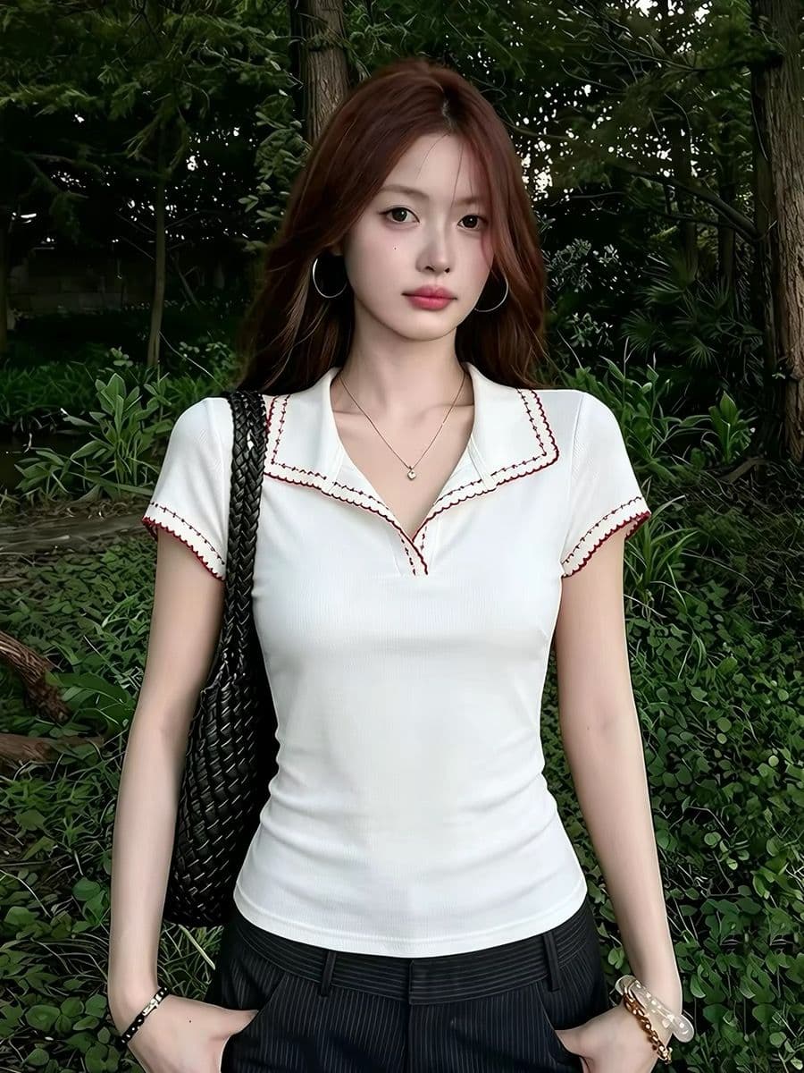 원본 솜씨 40 오스트리아 세대 서울 210 그램 순면 반팔 여성 상세 이미지 2