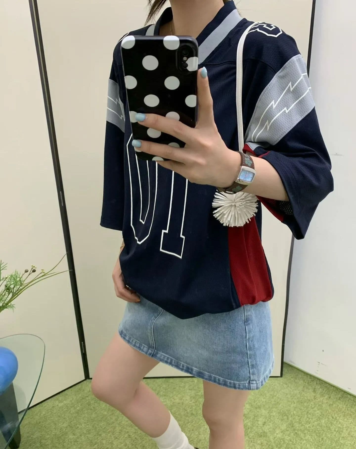 광저우 원단 반팔 티셔츠 여성 상세 이미지 2