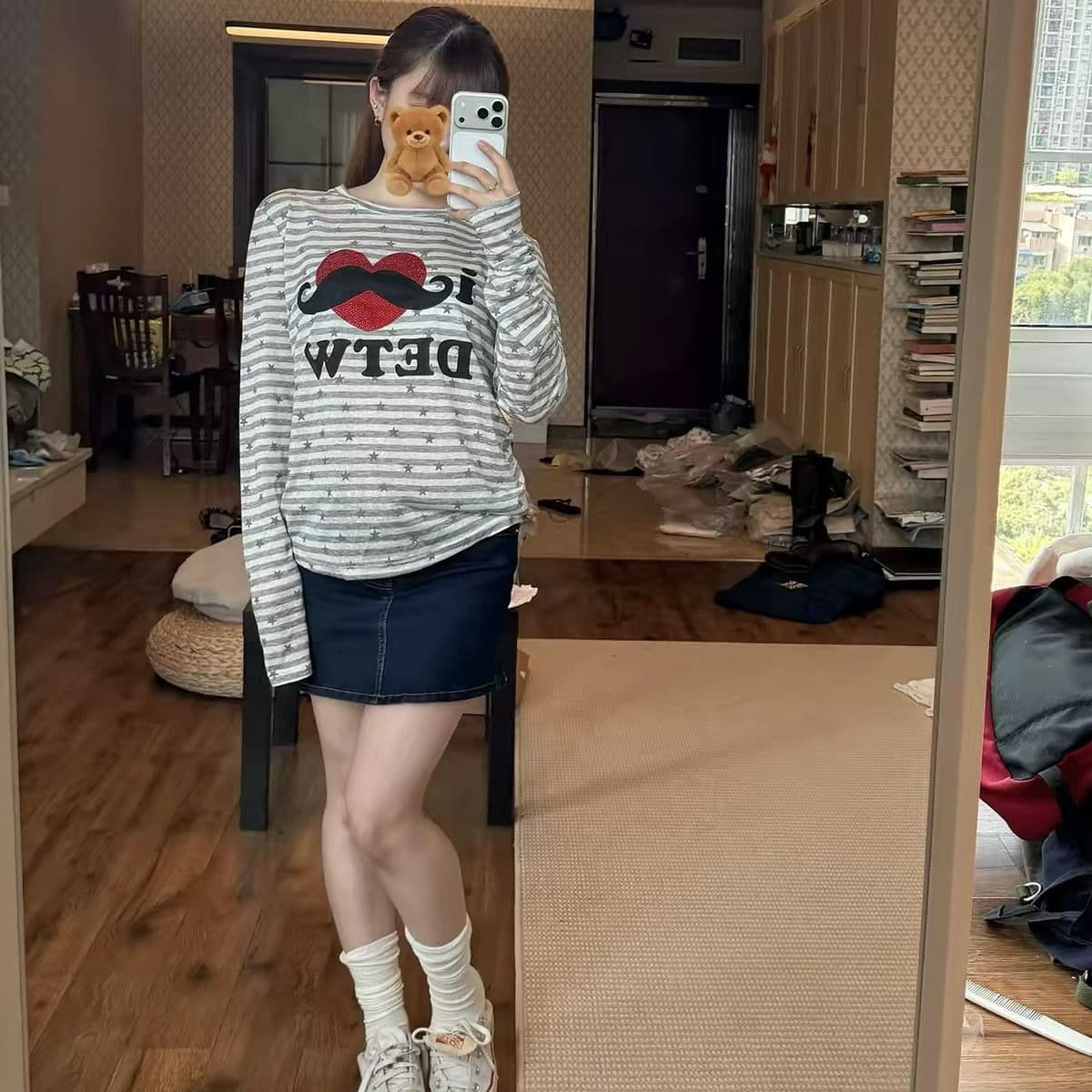 광저우 원본 원단 긴팔 여성 이미지 5