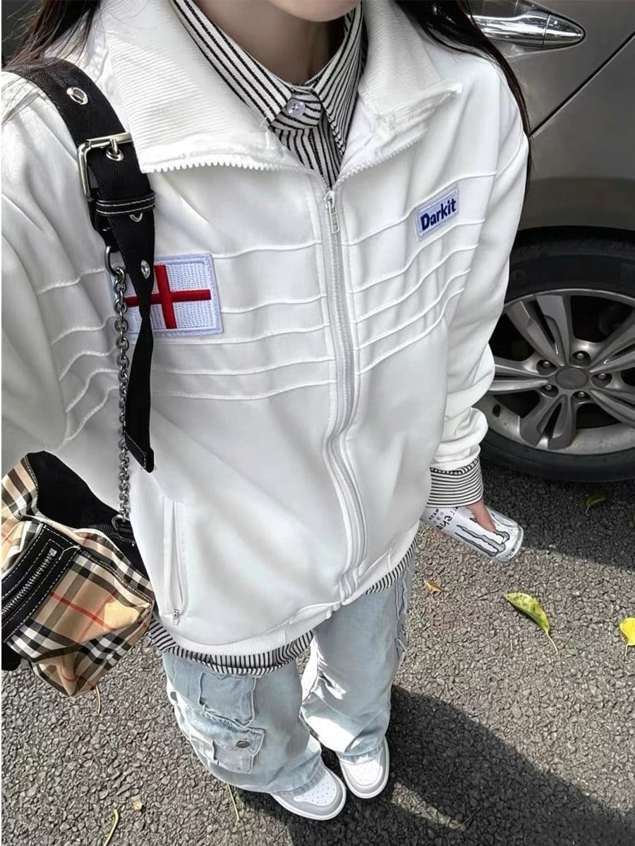 얇은 스타일 320 그램 이후 조각 자수 네리 가게 천 40 면 바쁜 55 폴리 에스터 5 암모니아 Lun 후드티 여성 상세 이미지 3