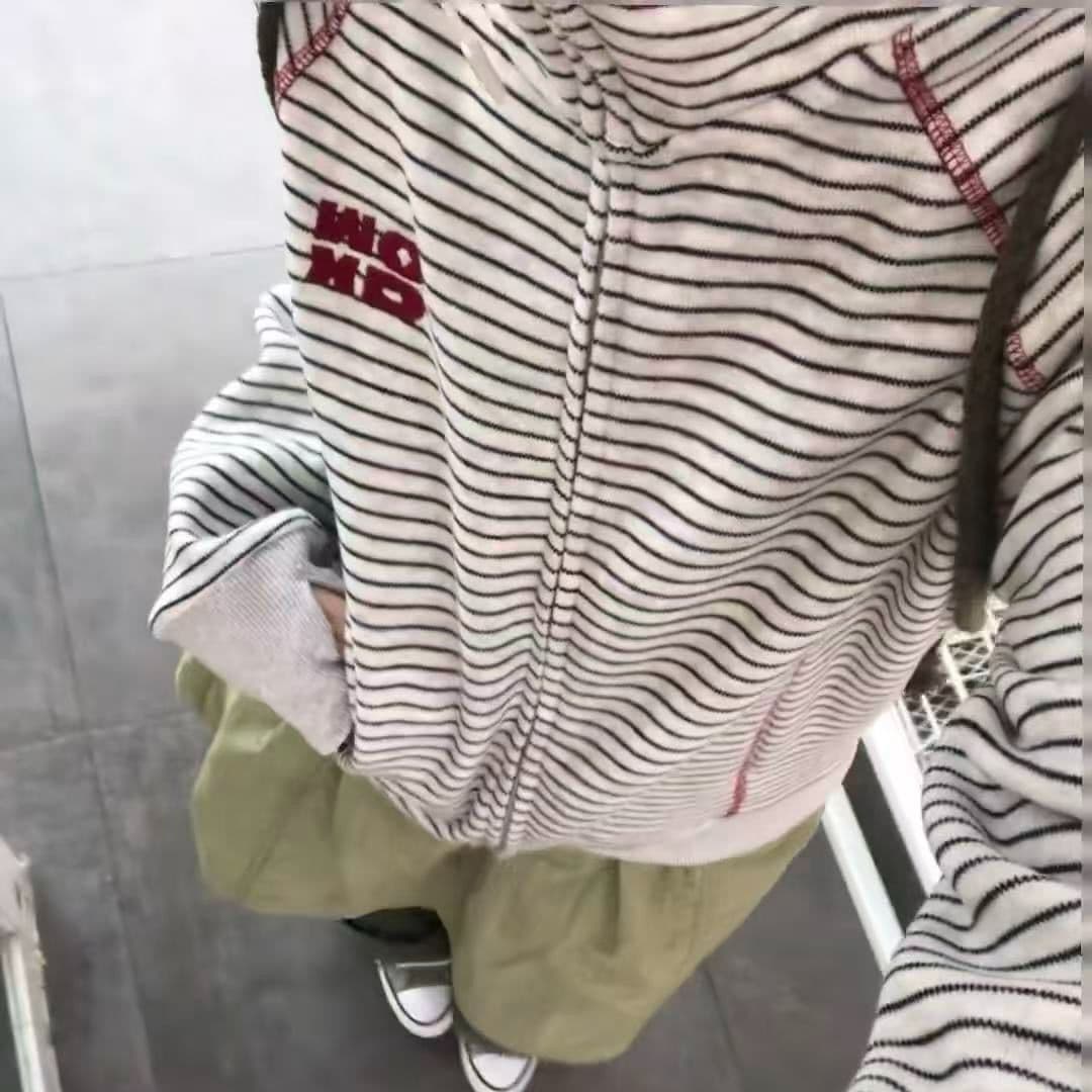 얇은 스타일 원본 솜씨 광저우 원본 원단 후드티 여성 이미지 2