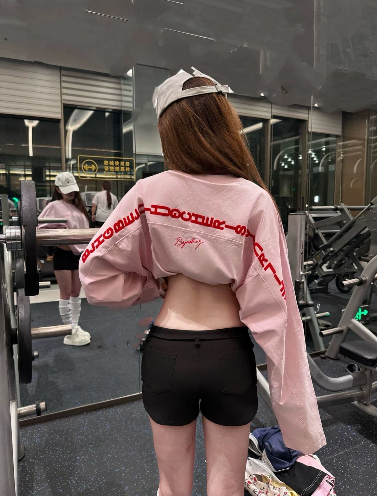 순면 220 그램 긴팔 티셔츠 여성 상세 이미지 4