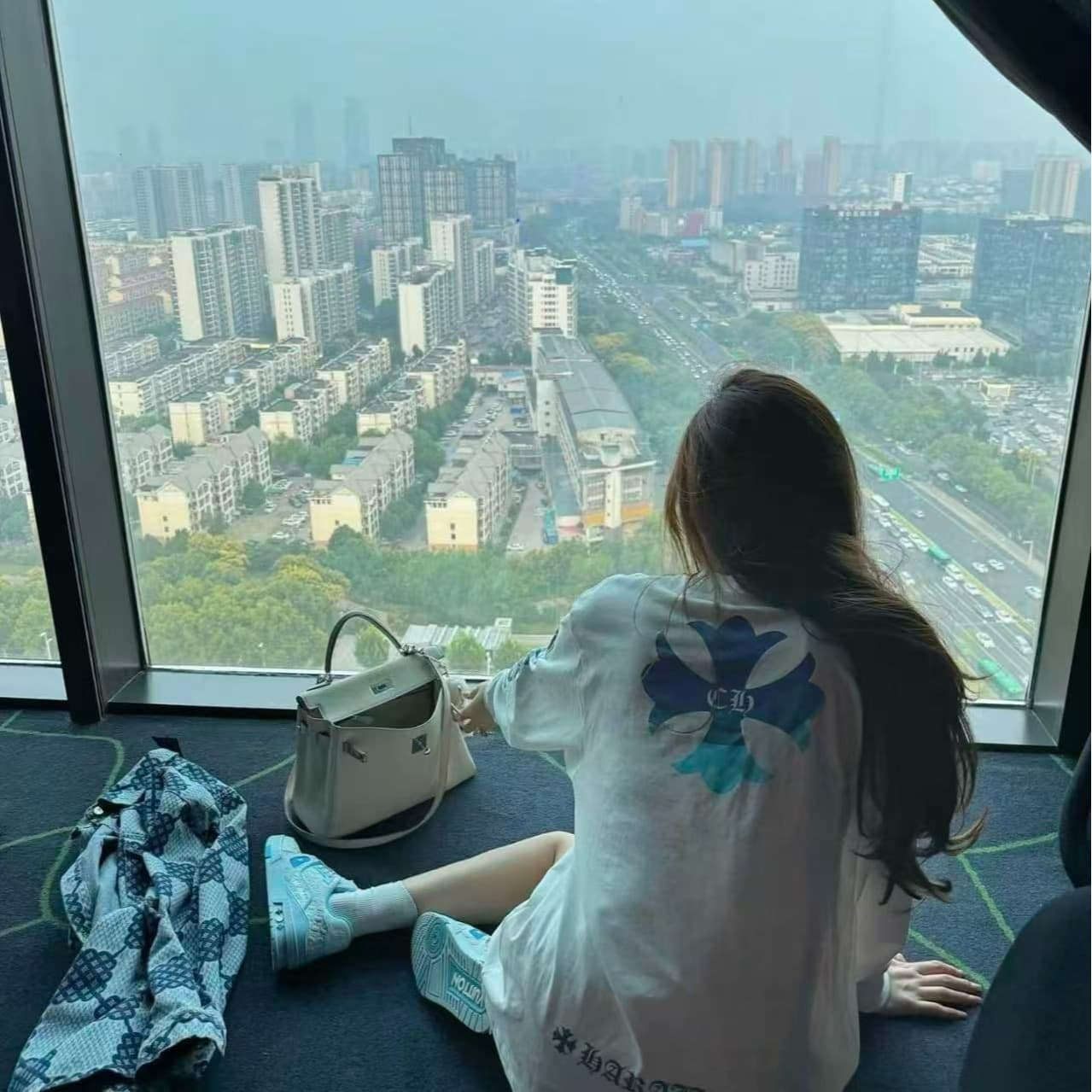 원본 솜씨 순면 220 그램 긴팔 티셔츠 여성 이미지 5