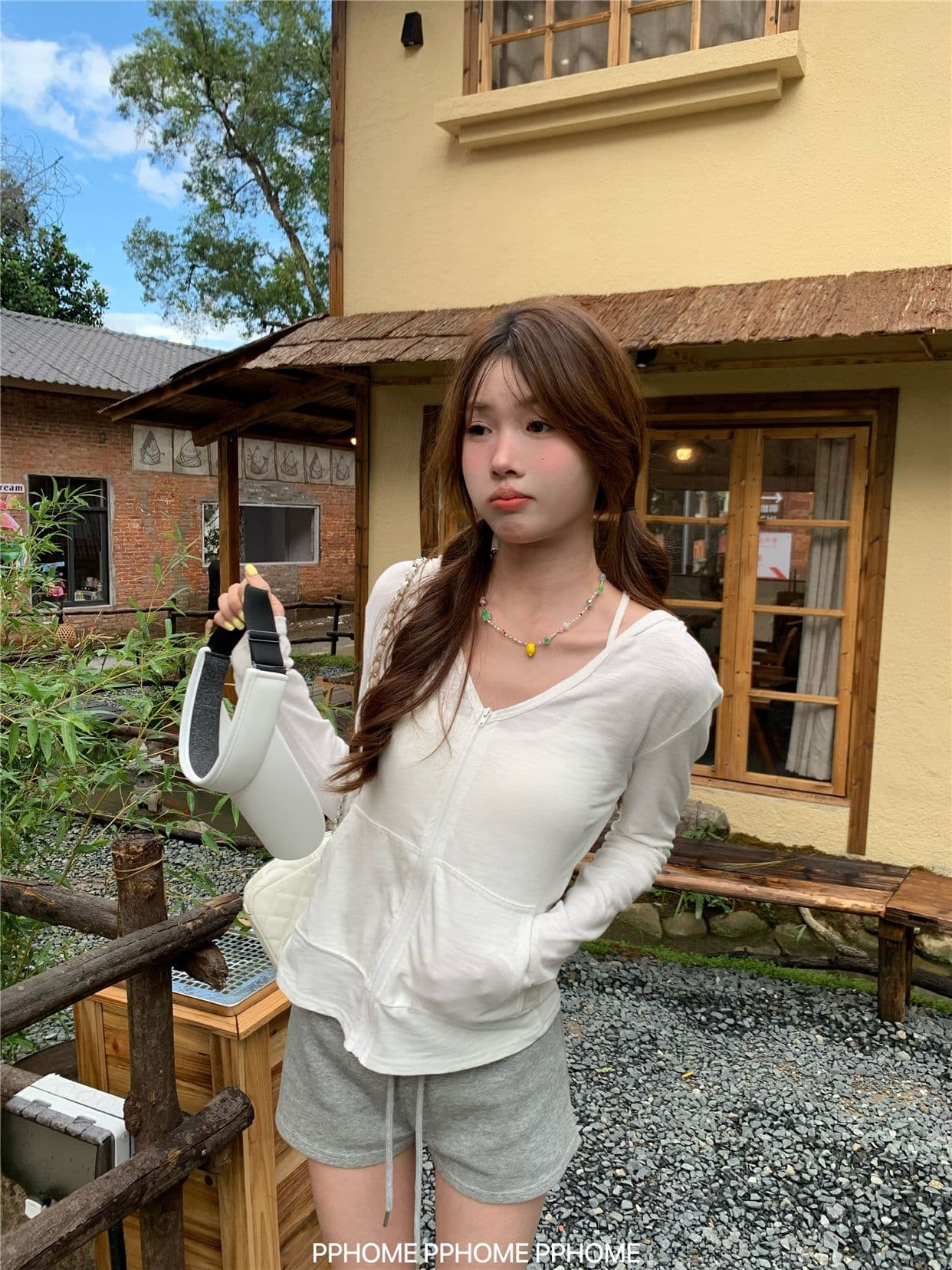 160 그램 눈꽃 면 프라임 조정 한 부서 Chic 후드 자외선 차단 오픈 가디건 티셔츠 여성 코트 가을 몸매 가꾸기 슬림해 보이는 맨위 이미지 4