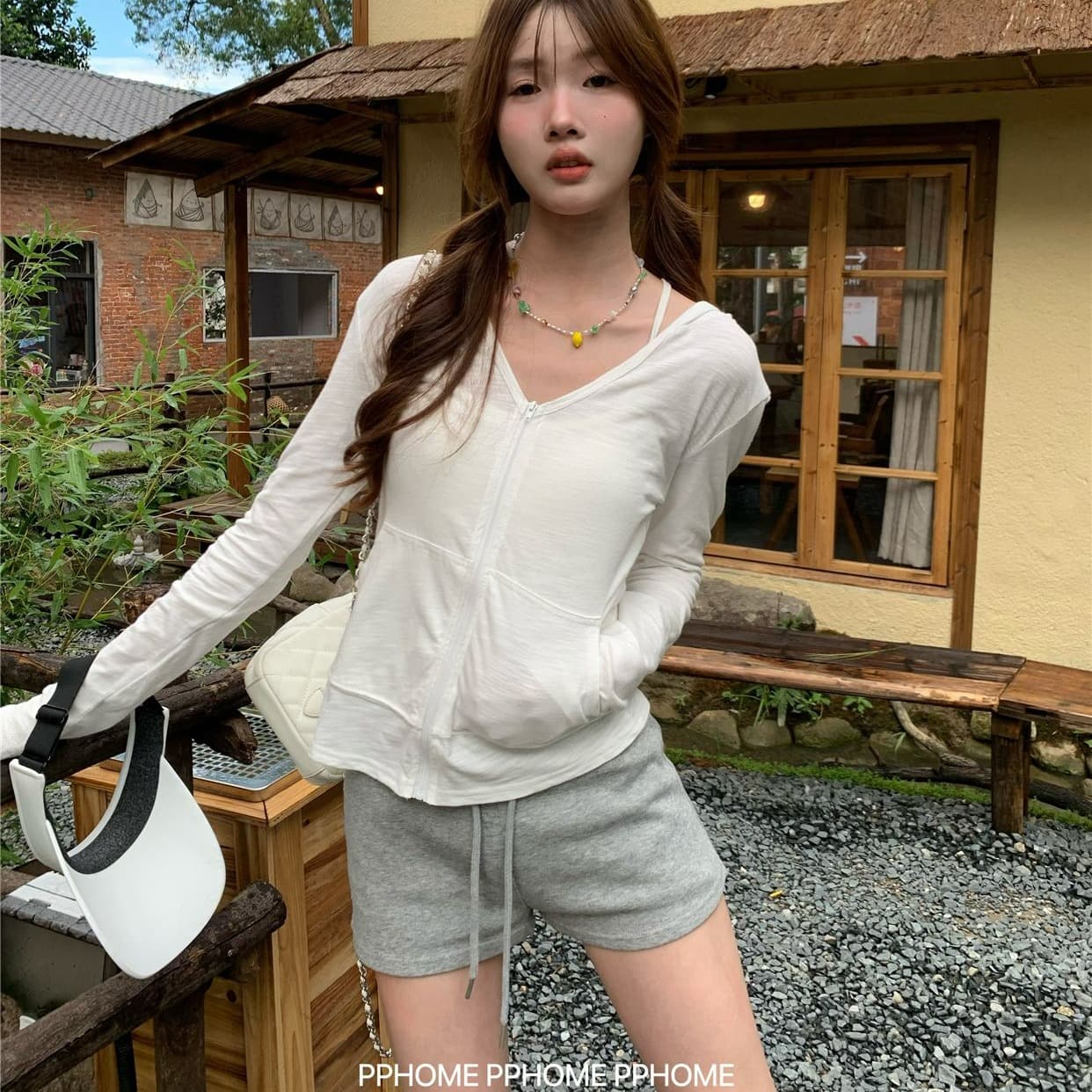 160 그램 눈꽃 면 프라임 조정 한 부서 Chic 후드 자외선 차단 오픈 가디건 티셔츠 여성 코트 가을 몸매 가꾸기 슬림해 보이는 맨위 이미지 5