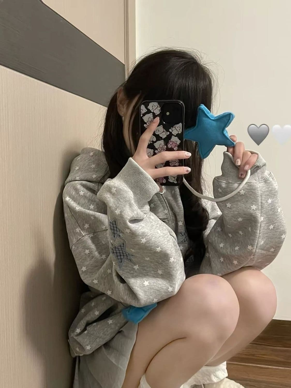 얇은 스타일 백금 지퍼 이후 패키지 칼라 순수한 Mianhua 면 복합 후드티 여성 상세 이미지 4