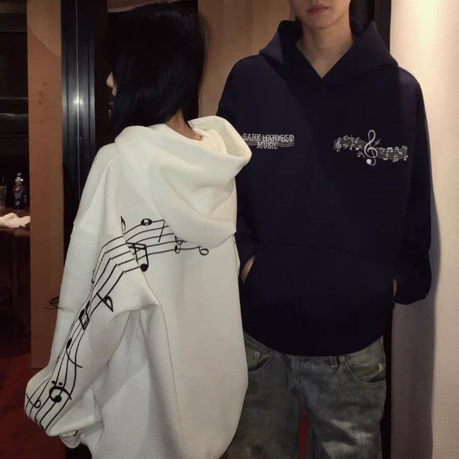 얇은 스타일 원본 자수 이후 패키지 칼라 순수한 Mianhua 면 복합 후드티 여성 상세 이미지 2