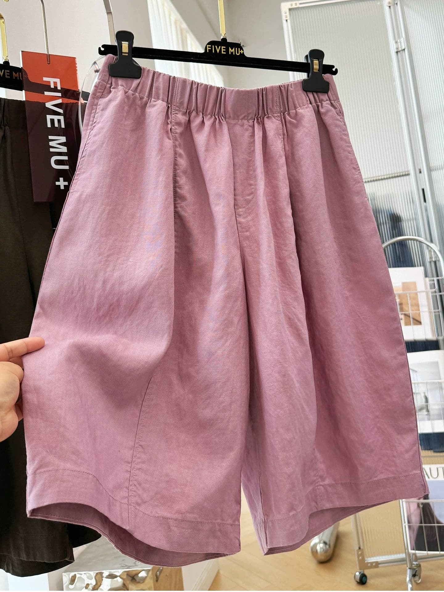 원본 원단 특별 빅 사이즈 200 kg 바지 오부 바지 외출용 반바지 모통이 칼 바지 이미지 3