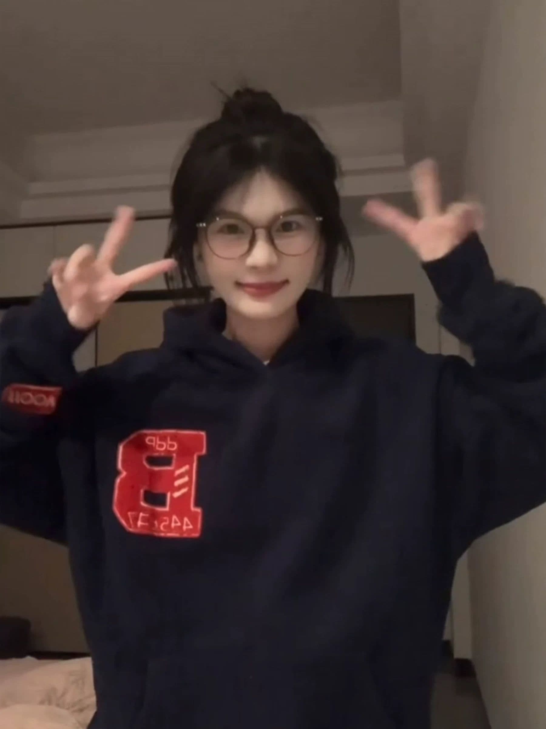 얇은 스타일 털이 있는 원본 솜씨 순수한 Mianhua 면 복합 후드티 여성 이미지 4