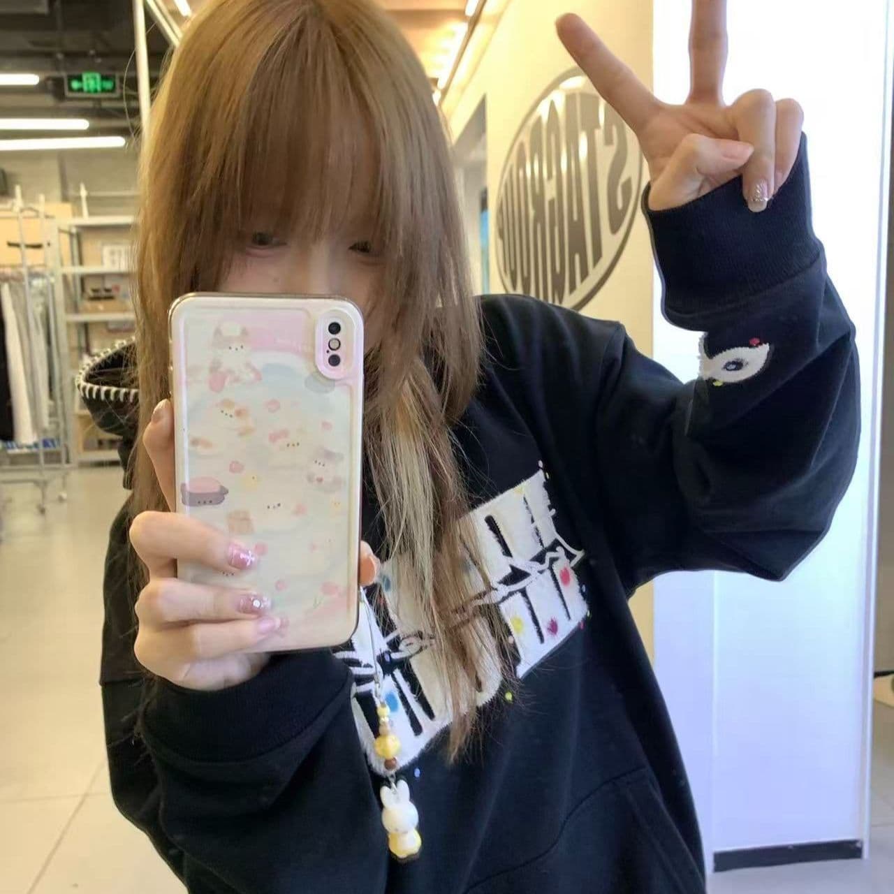 얇은 스타일 털이 있는 원본 솜씨 순수한 Mianhua 면 복합 후드티 여성 이미지 4