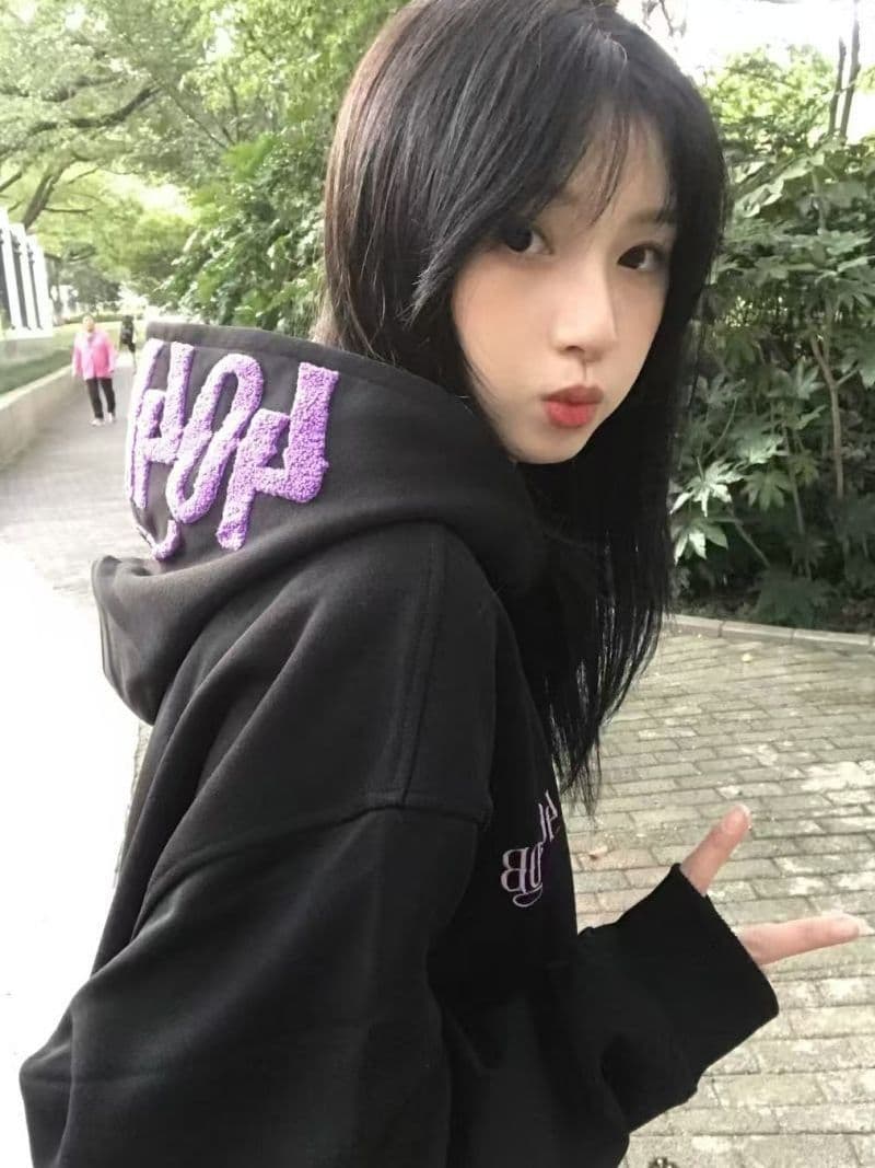 얇은 스타일 털이 있는 순수한 Mianhua 면 복합 후드티 여성 이미지 2