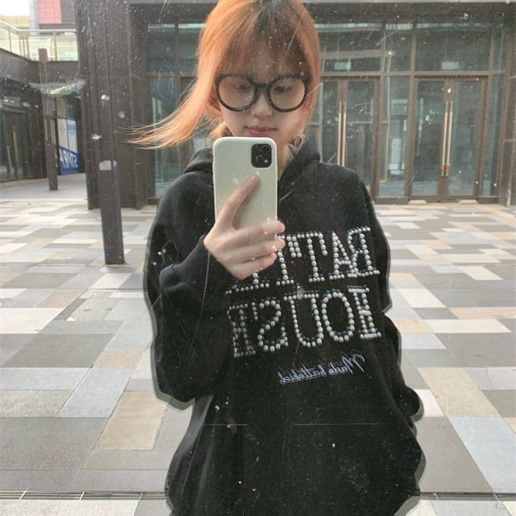얇은 스타일 털이 있는 주문 구슬 자수 주문 표준 원본 솜씨 순수한 Mianhua 면 복합 후드티 여성 상세 이미지 5