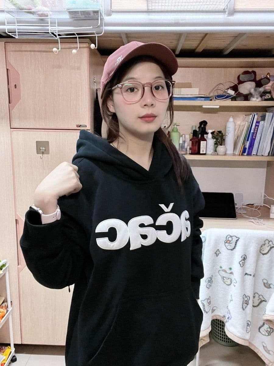 얇은 스타일 털이 있는 원본 솜씨 순수한 Mianhua 면 복합 후드티 여성 상세 이미지 10
