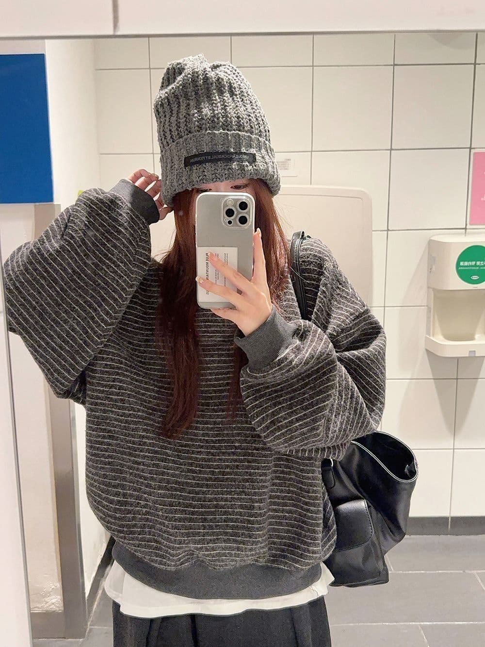 얇은 스타일 이후 패키지 칼라 광저우 원본 원단 복합 후드티 여성 상세 이미지 4