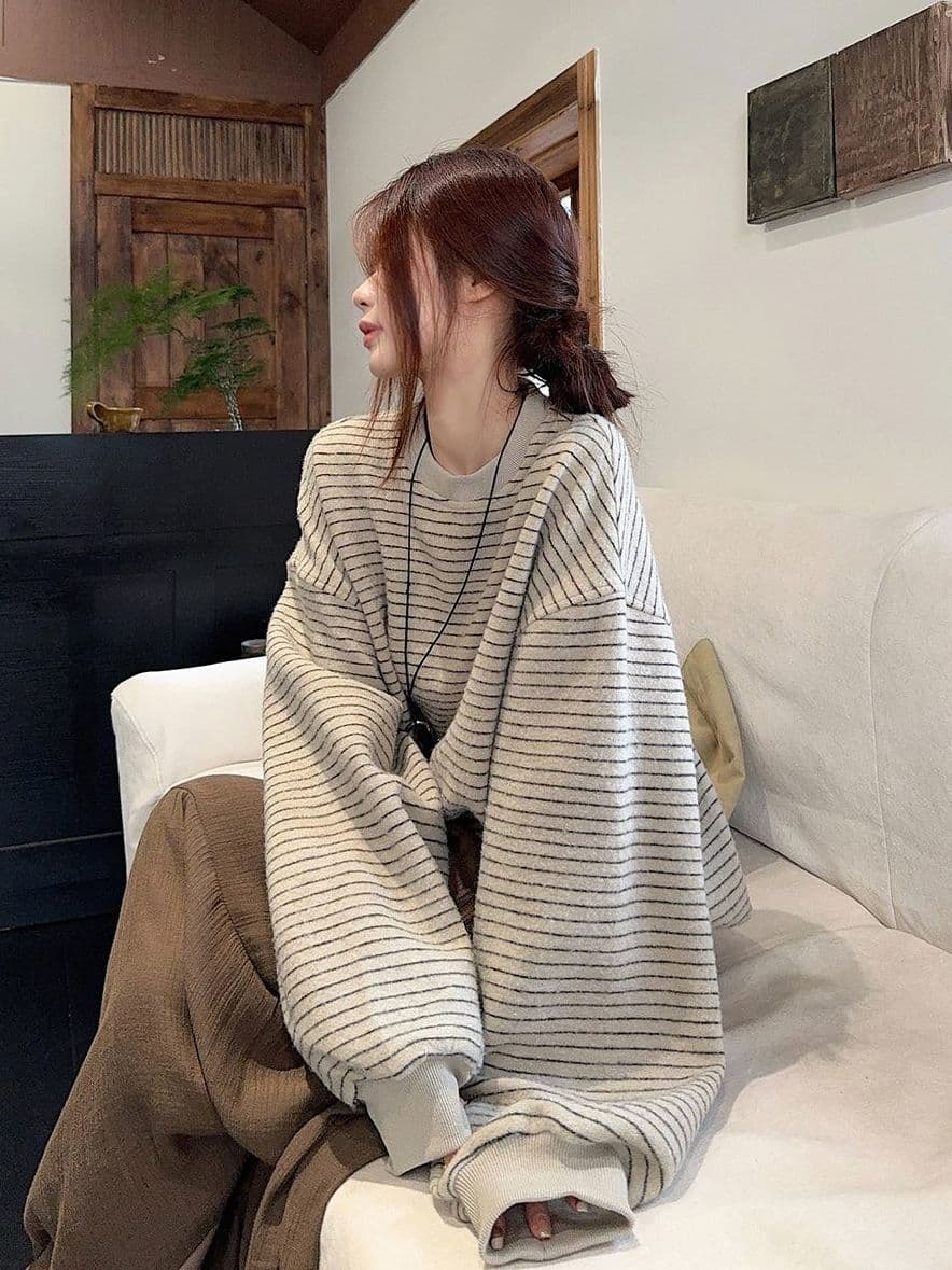 얇은 스타일 이후 패키지 칼라 광저우 원본 원단 복합 후드티 여성 상세 이미지 11