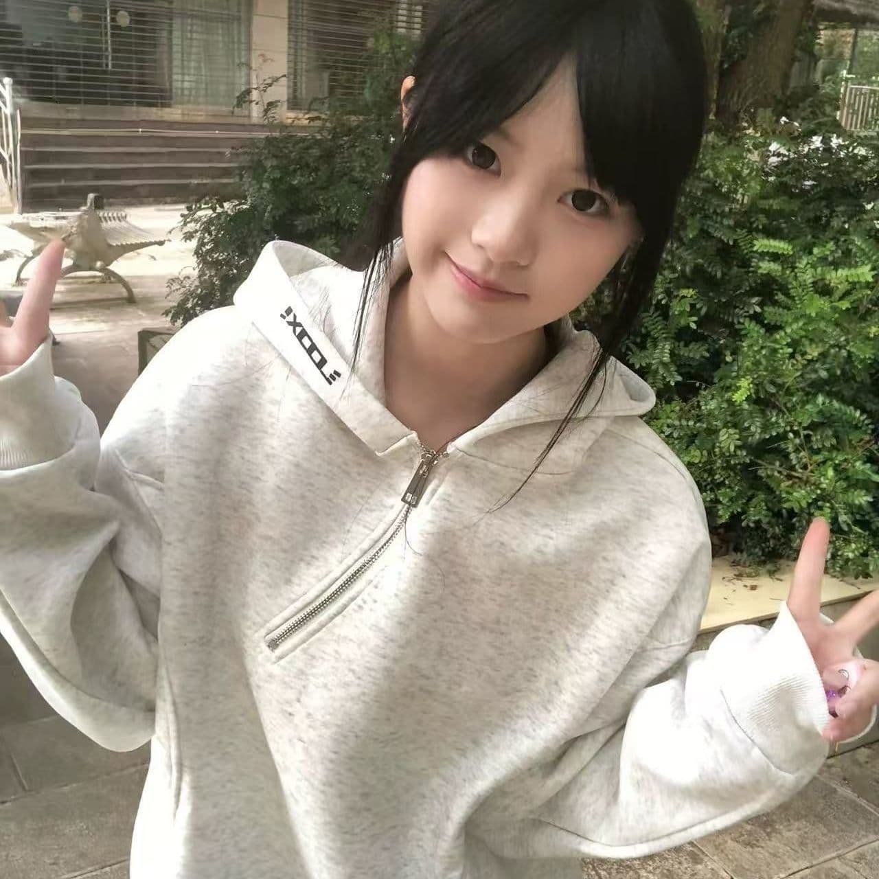 얇은 스타일 털이 있는 자수 원본 솜씨 순수한 Mianhua 면 복합 후드티 여성 상세 이미지 10