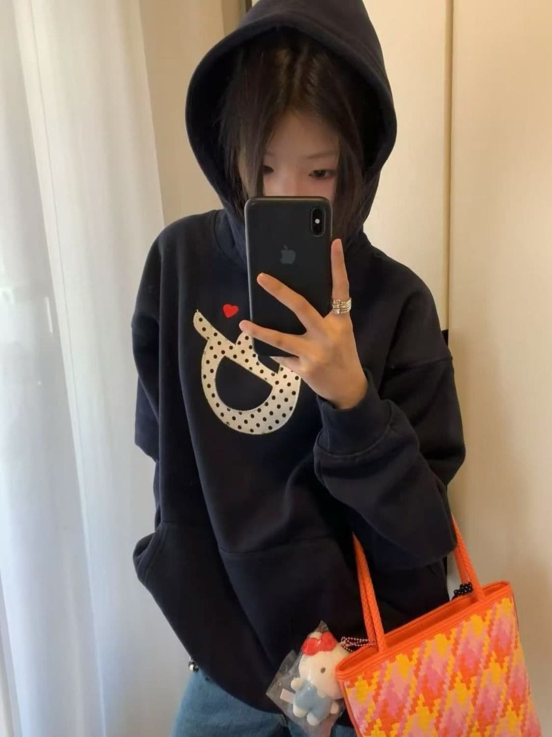 얇은 스타일 털이 있는 원본 솜씨 이후 패키지 칼라 순수한 Mianhua 면 복합 후드티 여성 상세 이미지 4