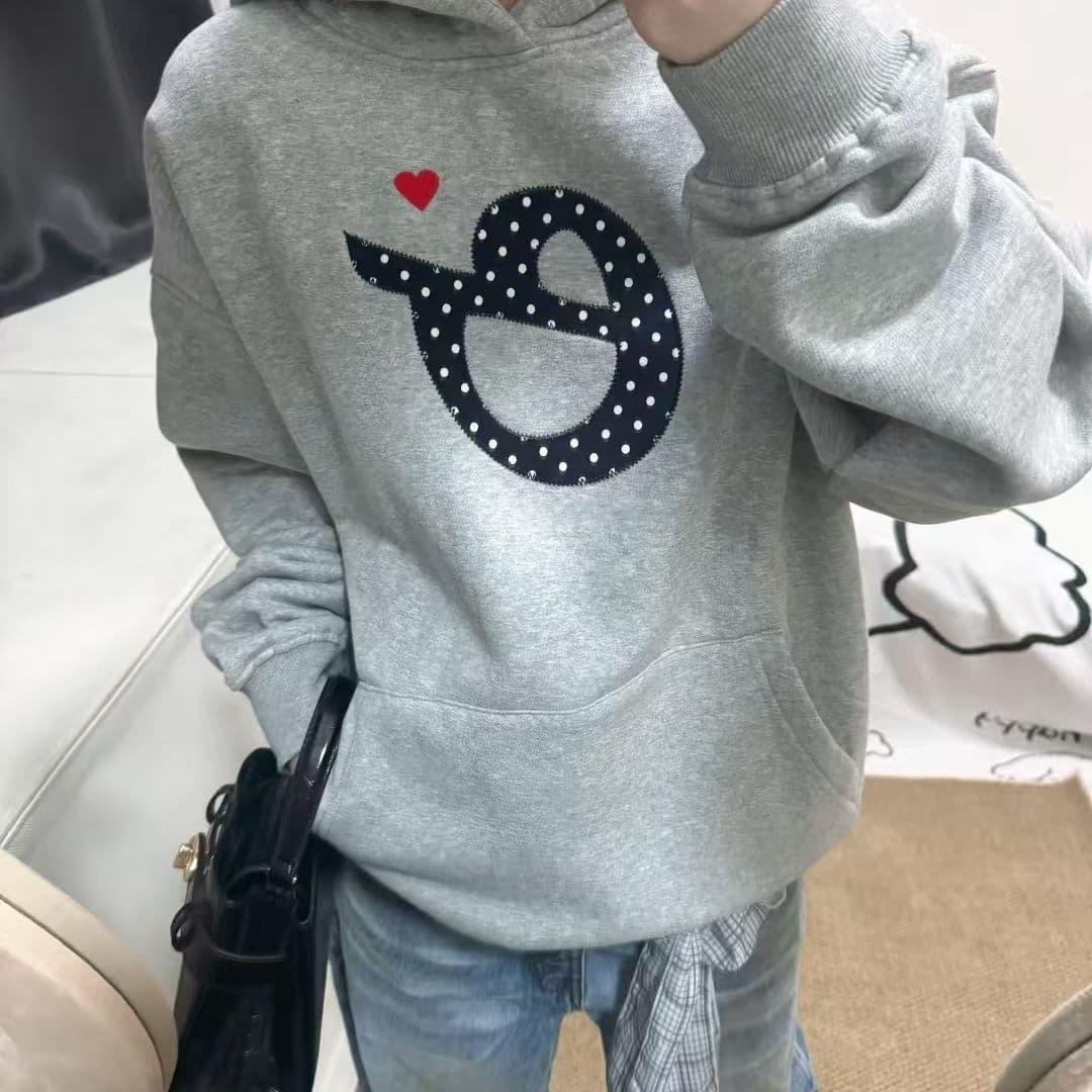 얇은 스타일 털이 있는 원본 솜씨 이후 패키지 칼라 순수한 Mianhua 면 복합 후드티 여성 상세 이미지 6