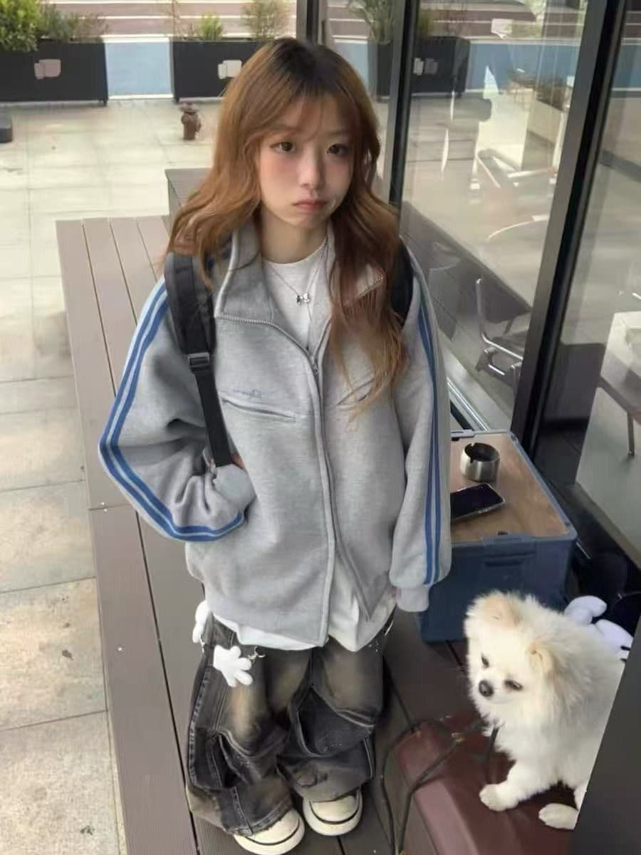 얇은 스타일 털이 있는 원본 솜씨 순수한 Mianhua 면 복합 후드티 여성 이미지 4
